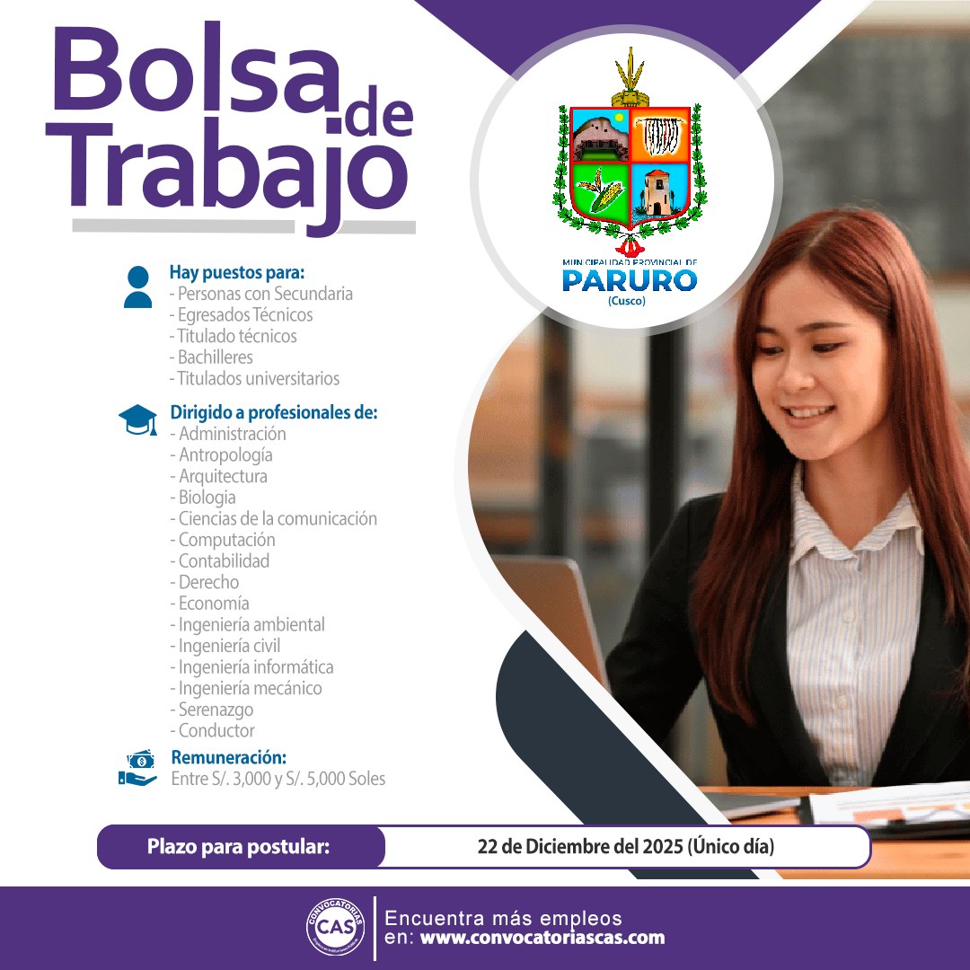 Oportunidad Laboral 