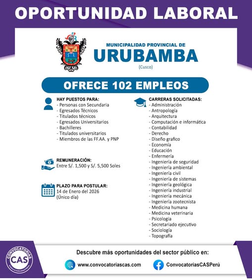 Oportunidad Laboral 