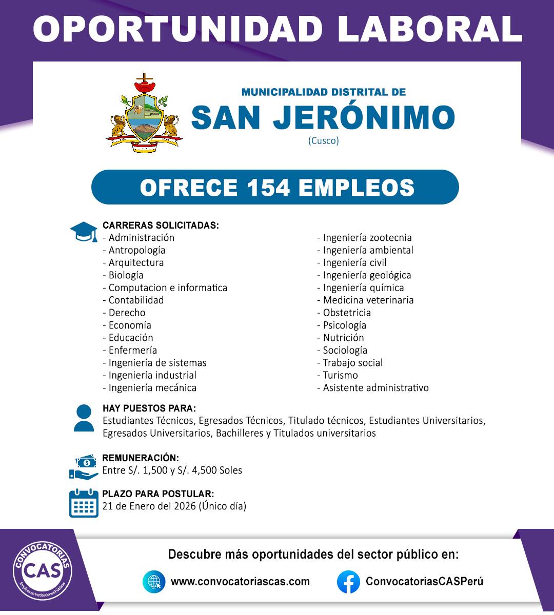 Oportunidad Laboral 