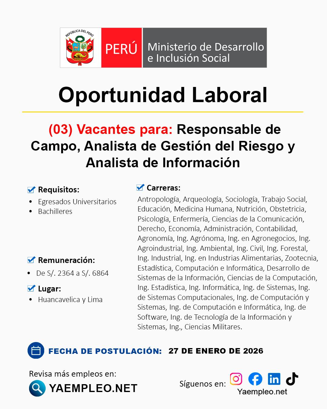 Oportunidad Laboral 