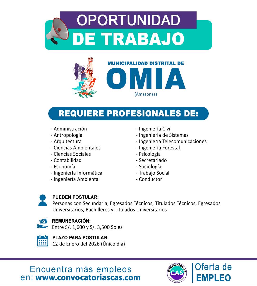 Oportunidad Laboral 