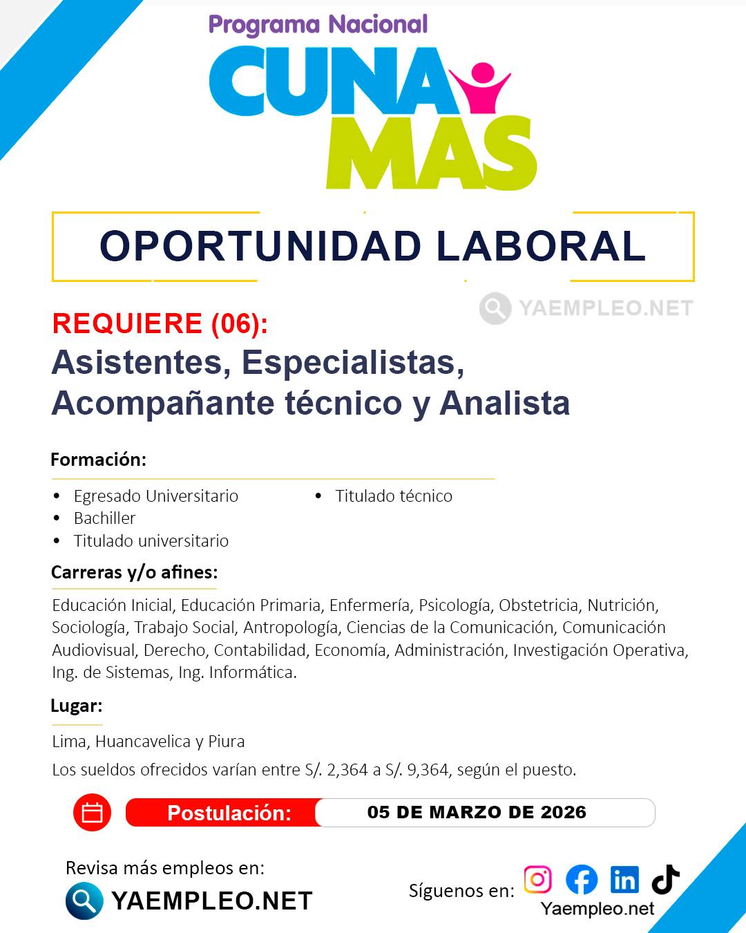Oportunidad Laboral 