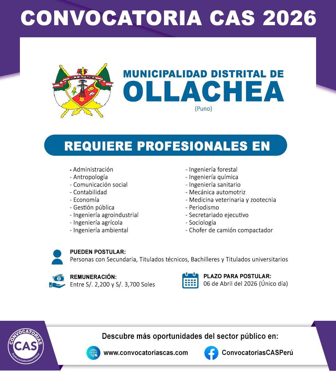 Oportunidad Laboral 