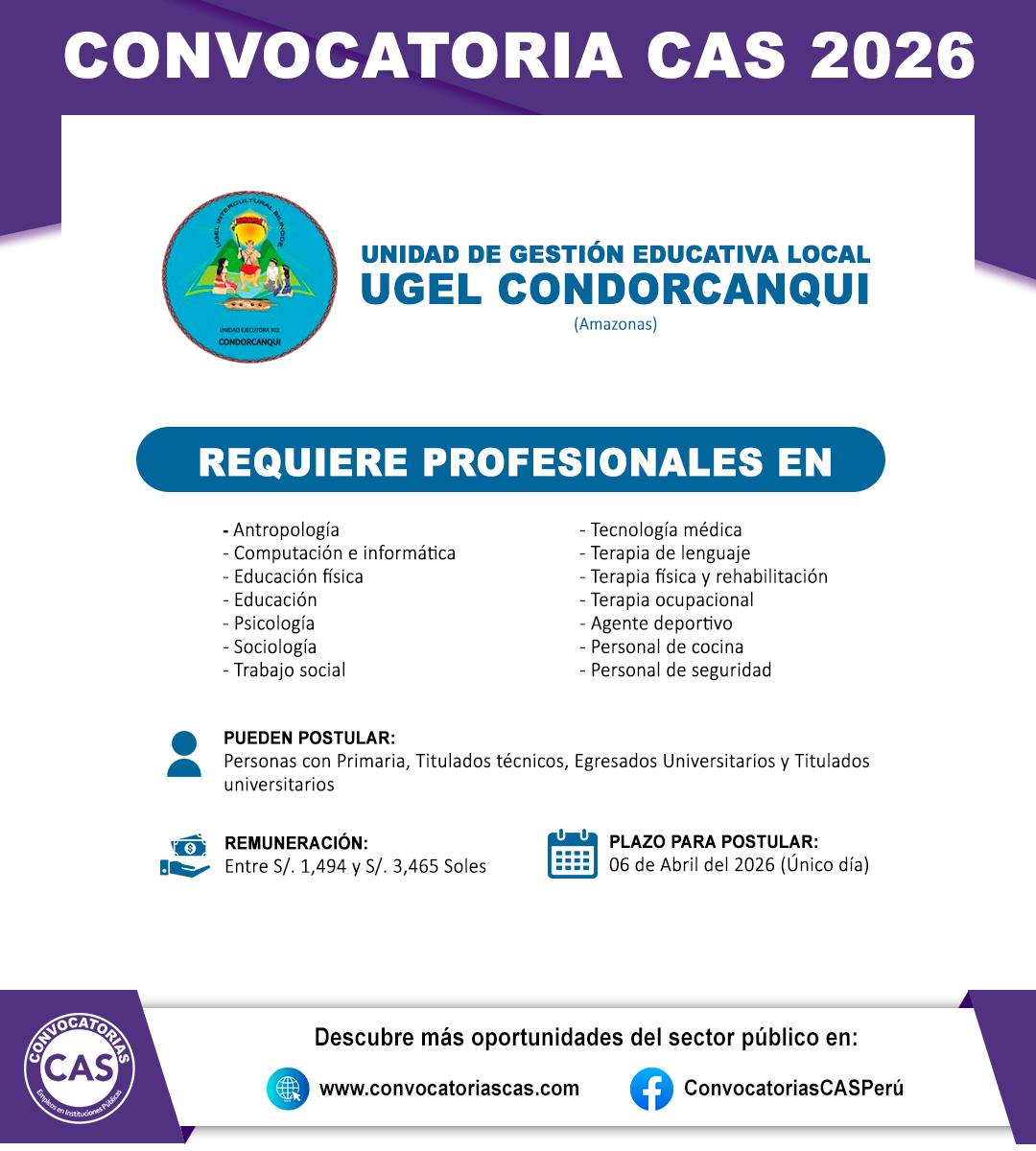 Oportunidad Laboral 