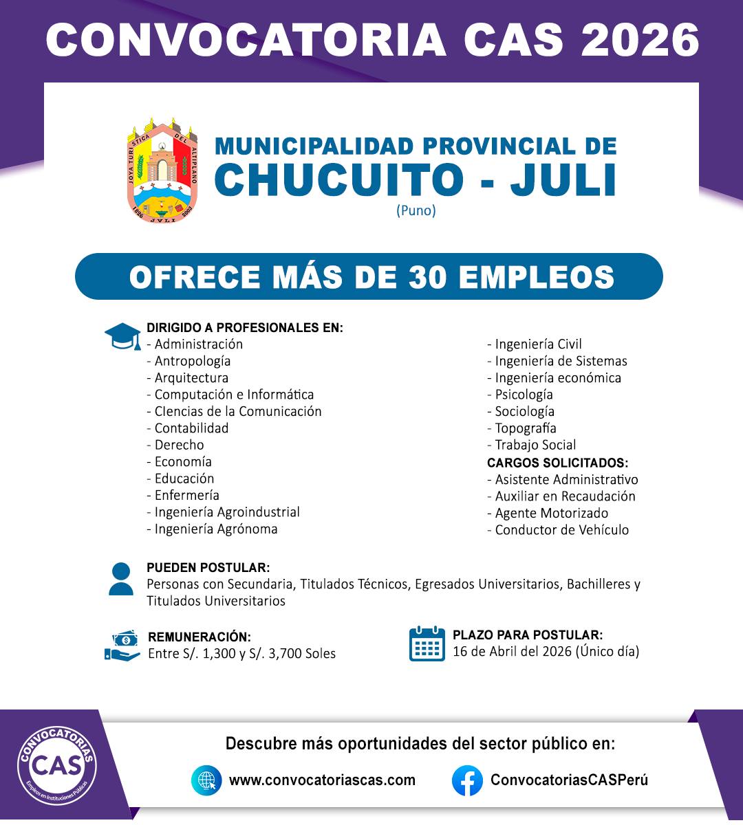 Oportunidad Laboral 