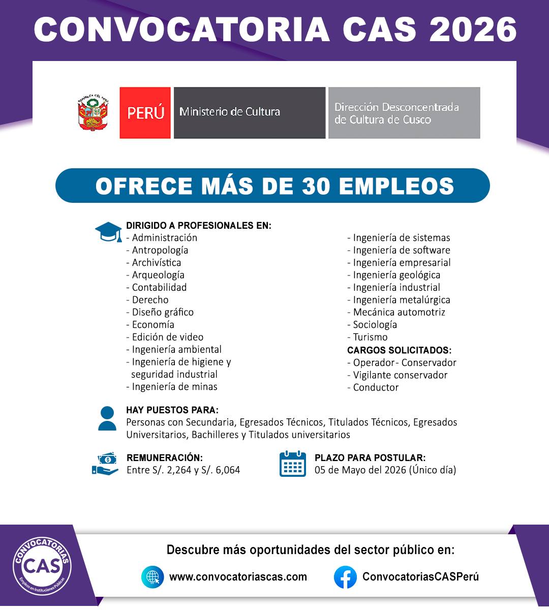 Oportunidad Laboral 